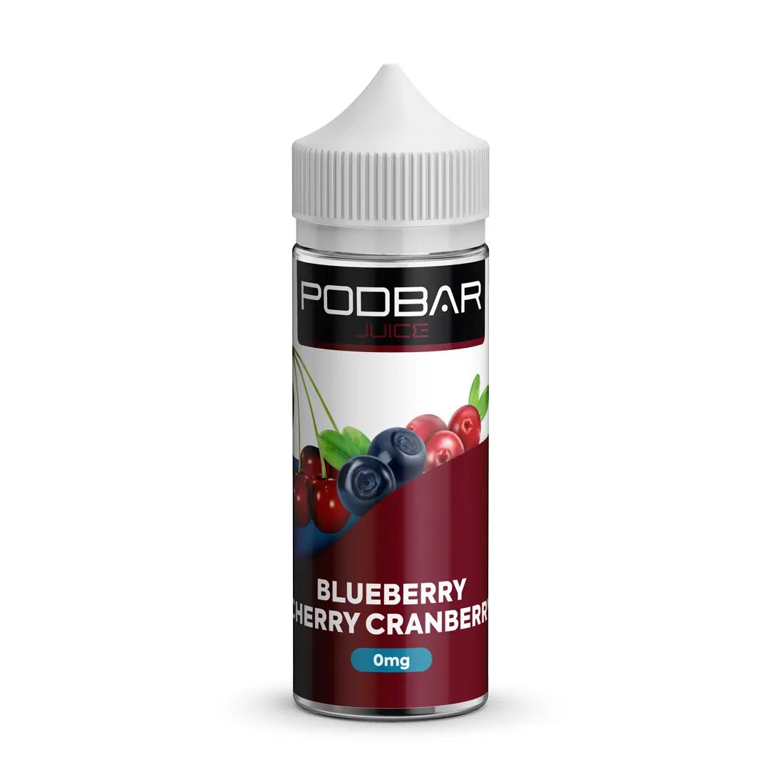 Product Image of PodBar Juice By Kingston E Liquid - Blueberry Cherry Cranberry - 100ml